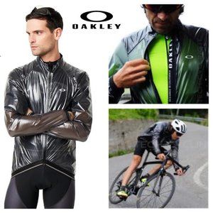 NWT $219 OAKLEY Men's L Jawbreaker Road Jacket Cycling Bike Running Activewear